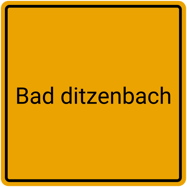 Meldebestätigung Bad Ditzenbach